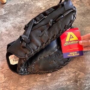 Akadema Black Softball First Base Glove